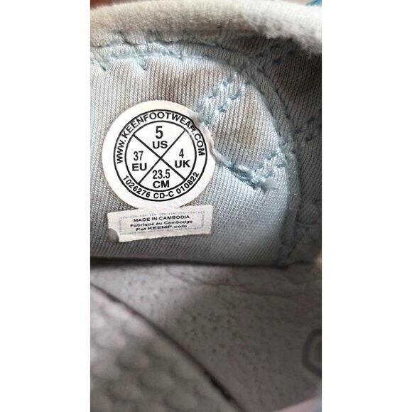 Keen Newport H2 Kids Sandals Size 5 Teal & Pink Camo Print Durable Rubber - Picture 9 of 9